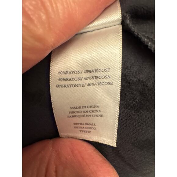 Rails Jasmine Long Sleeve Mini Dress Black and Gray Size Extra Small - Picture 7 of 8